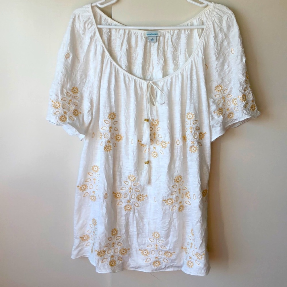 Sundance detailed tee